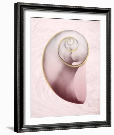 Marble Blush Snail 2-Albert Koetsier-Framed Photo