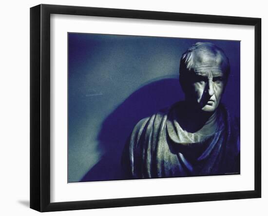 Marble Bust of Cicero-Gjon Mili-Framed Photographic Print