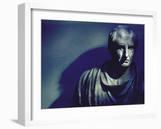 Marble Bust of Cicero-Gjon Mili-Framed Photographic Print