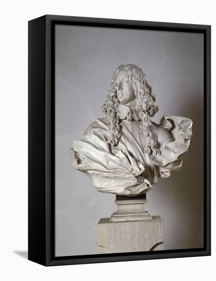 Marble Bust of Francesco I D'Este Duke of Modena-Gian Lorenzo Bernini-Framed Premier Image Canvas
