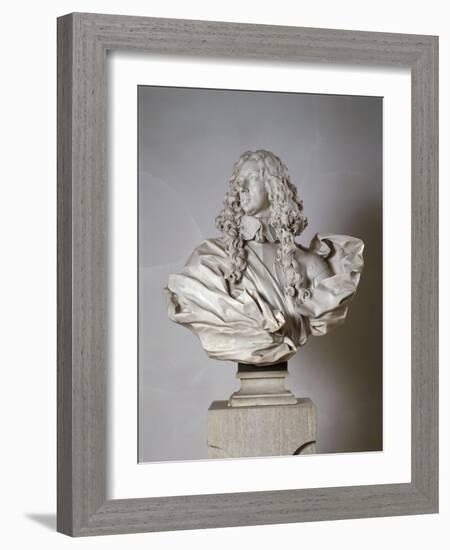 Marble Bust of Francesco I D'Este Duke of Modena-Gian Lorenzo Bernini-Framed Giclee Print