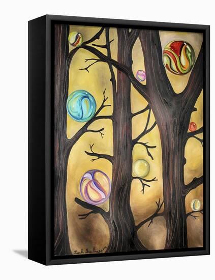 Marble Forest 1-Leah Saulnier-Framed Premier Image Canvas