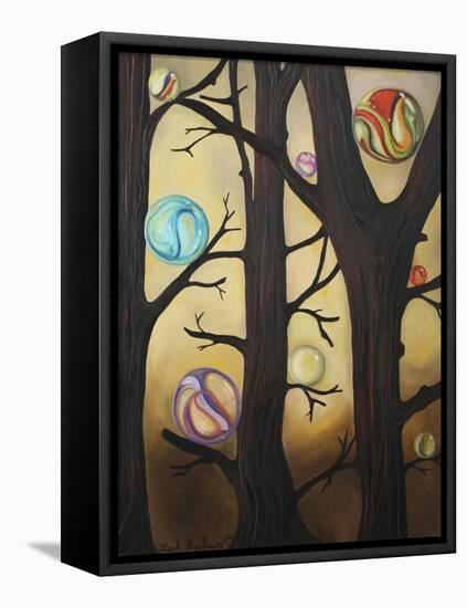 Marble Forest 1-Leah Saulnier-Framed Premier Image Canvas