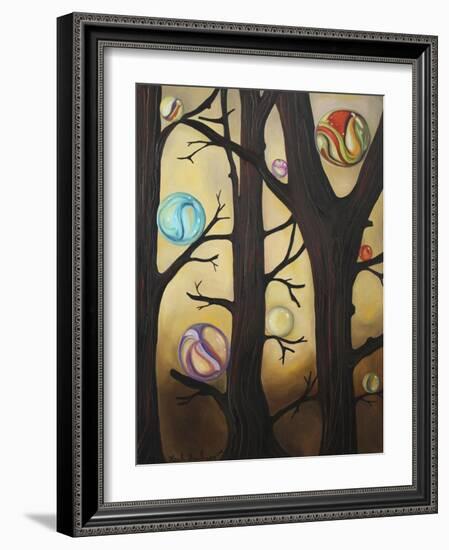 Marble Forest 1-Leah Saulnier-Framed Giclee Print