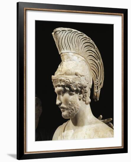 Marble Group Statue of Hadrian and Sabina Portrayed as Mars and Venus, Detail of Hadrian as Mars-null-Framed Giclee Print