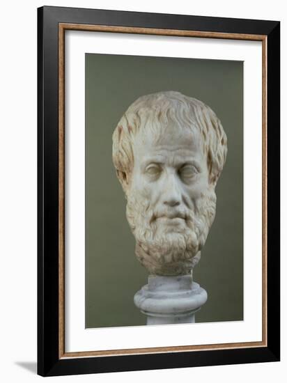 Marble Head of Aristotle (384-322 BC )-null-Framed Giclee Print