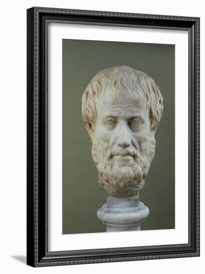 Marble Head of Aristotle (384-322 BC )-null-Framed Giclee Print