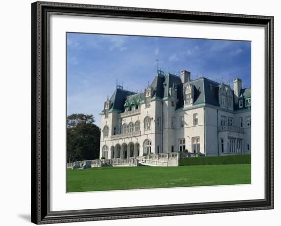 Marble House, Built in 1892 for William K. Vanderbilt, Newport, Rhode Island, New England, USA-Fraser Hall-Framed Photographic Print