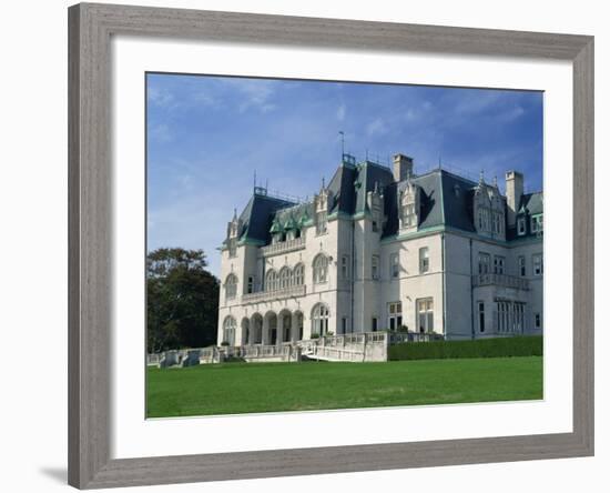 Marble House, Built in 1892 for William K. Vanderbilt, Newport, Rhode Island, New England, USA-Fraser Hall-Framed Photographic Print