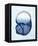 Marble Indigo Snail 1-Albert Koetsier-Framed Stretched Canvas