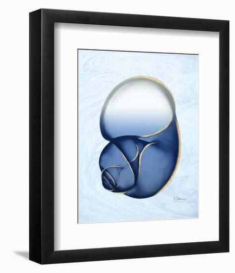 Marble Indigo Snail 1-Albert Koetsier-Framed Photo