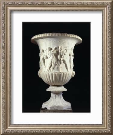 Marble Krater with Dionysiac Subject Reliefs known as Vaso Borghese, 40-30  B.C.' Giclee Print | Art.com