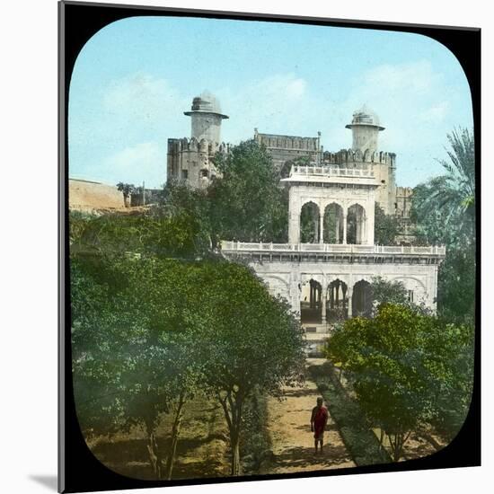 Marble Pavilion in the Fort Gardens, Lahore, India, Late 19th or Early 20th Century-null-Mounted Giclee Print
