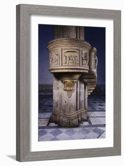 Marble Pulpit Designed-Filippo Brunelleschi-Framed Giclee Print