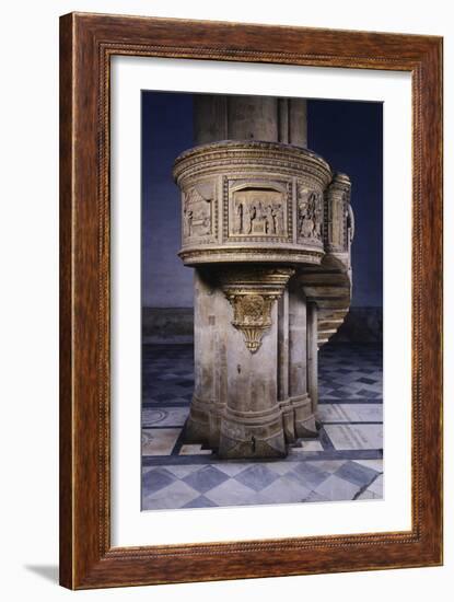 Marble Pulpit Designed-Filippo Brunelleschi-Framed Giclee Print