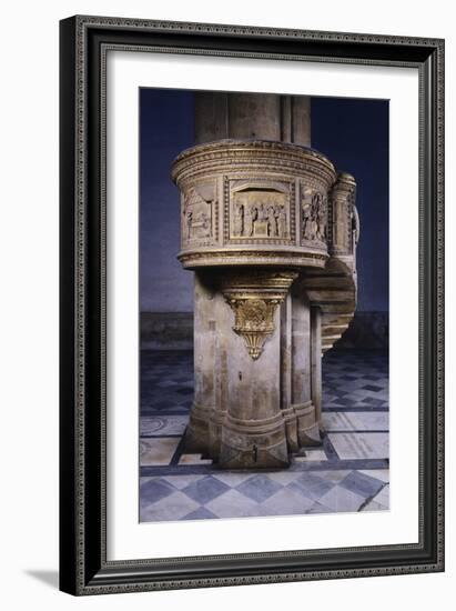 Marble Pulpit Designed-Filippo Brunelleschi-Framed Giclee Print