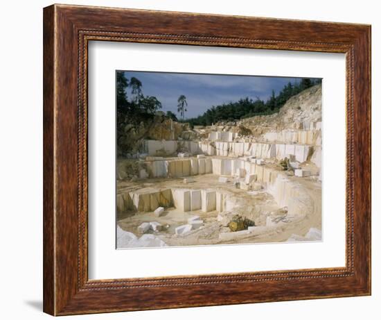 Marble Quarry, Greece-Charles Bowman-Framed Photographic Print