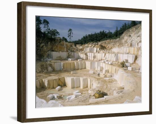 Marble Quarry, Greece-Charles Bowman-Framed Photographic Print