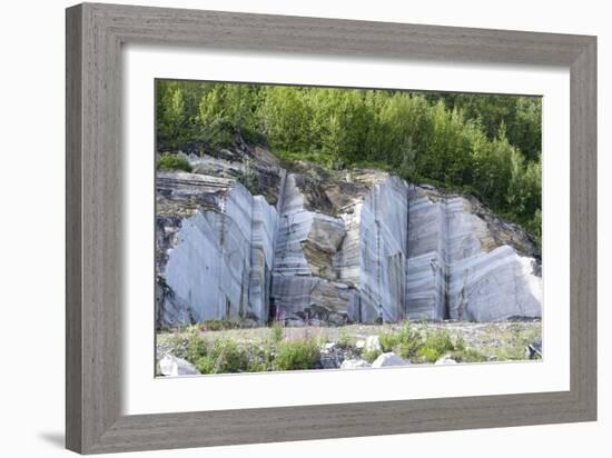 Marble Quarry, Norway-Dr. Juerg Alean-Framed Photographic Print