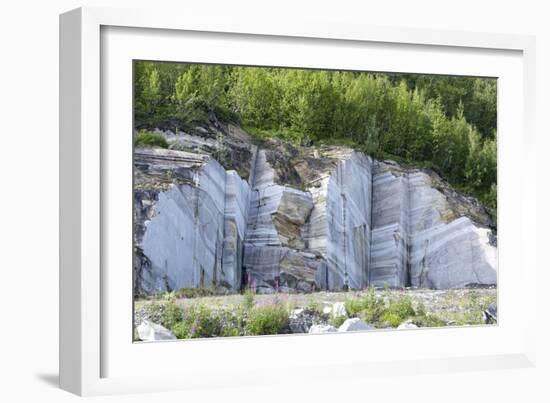 Marble Quarry, Norway-Dr. Juerg Alean-Framed Photographic Print