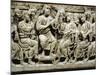 Marble Sarcophagus, Relief Depicting Jesus Christ Teaching Apostles, from Rignieux-Le-Franc-null-Mounted Giclee Print