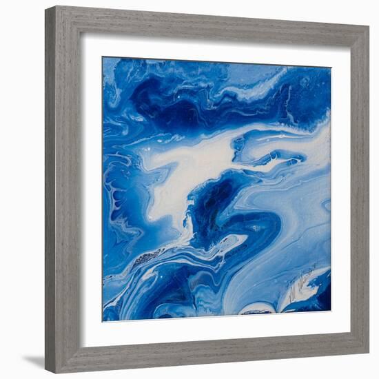 Marble Square II-M. Mercado-Framed Art Print