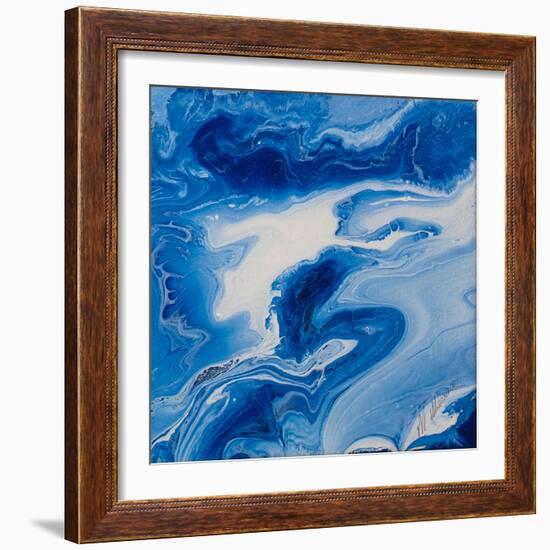 Marble Square II-M. Mercado-Framed Art Print