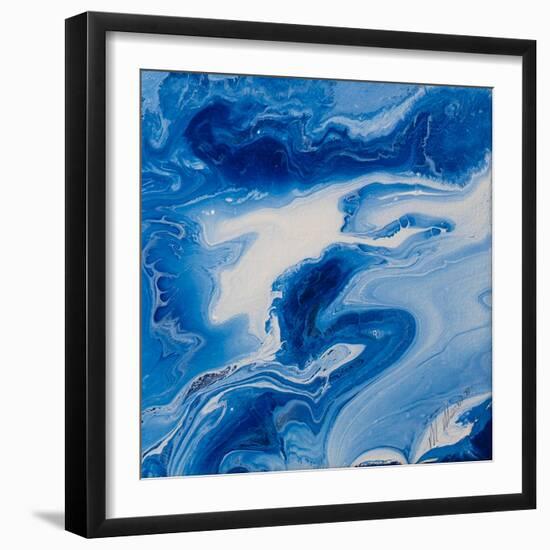 Marble Square II-M. Mercado-Framed Art Print