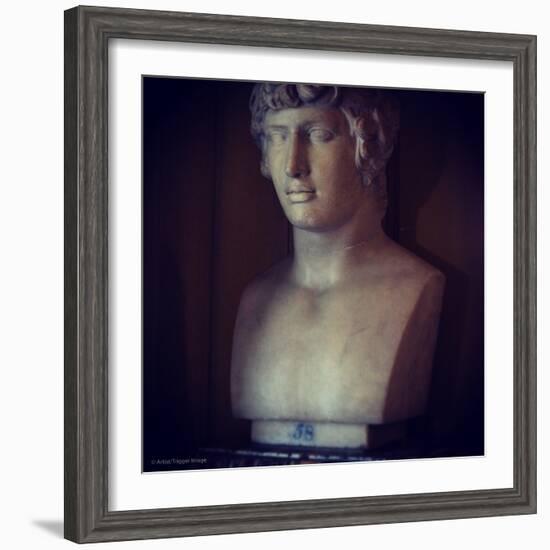 Marble Statue of Male Figure-Tim Kahane-Framed Photographic Print