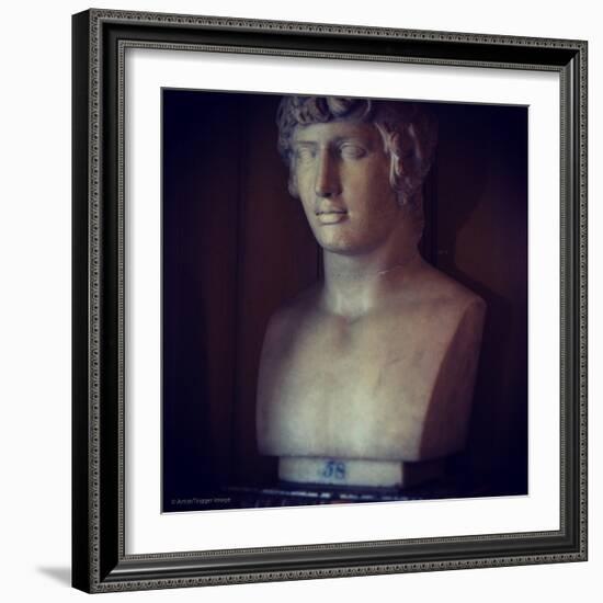 Marble Statue of Male Figure-Tim Kahane-Framed Photographic Print