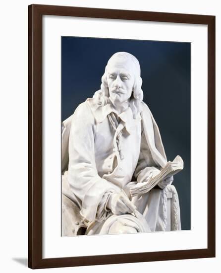 Marble Statue of Pierre Corneille-null-Framed Giclee Print