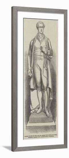 Marble Statue of the Late Sir Robert Peel (Noble-null-Framed Giclee Print