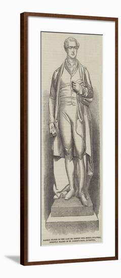 Marble Statue of the Late Sir Robert Peel (Noble-null-Framed Giclee Print