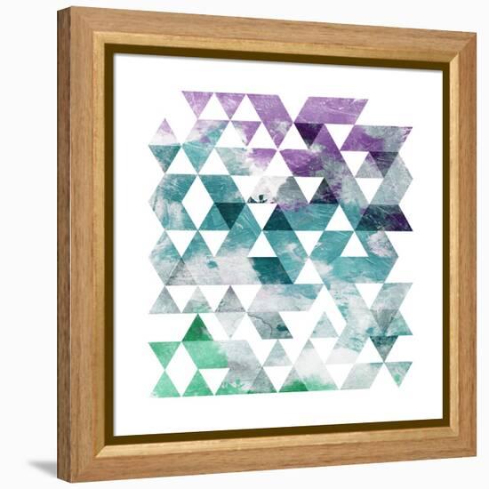 Marble Triangle-OnRei-Framed Stretched Canvas