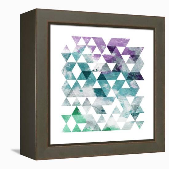 Marble Triangle-OnRei-Framed Stretched Canvas