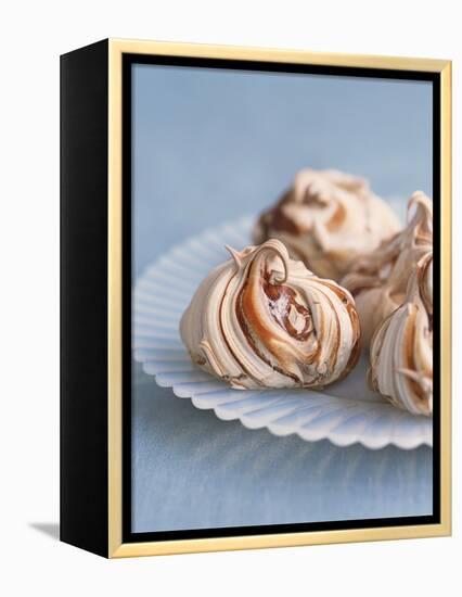 Marbled Chocolate Meringue-Ngoc Minh and Julian Wass-Framed Premier Image Canvas