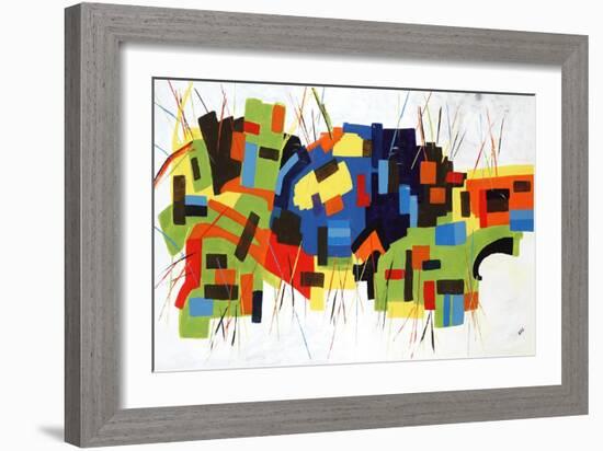 Marbled Expression II-Jason Jarava-Framed Giclee Print