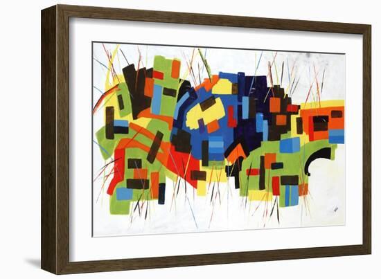 Marbled Expression II-Jason Jarava-Framed Giclee Print