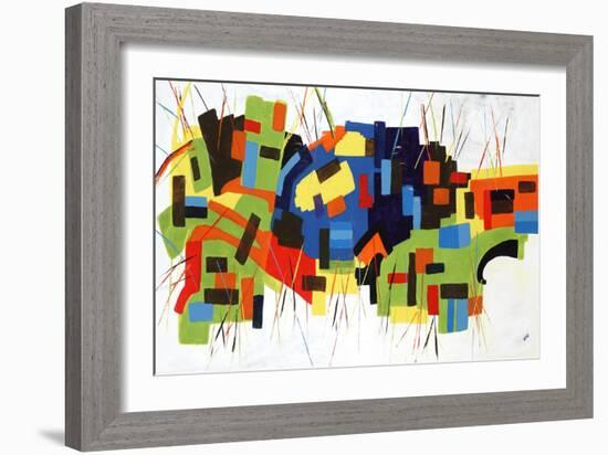 Marbled Expression II-Jason Jarava-Framed Giclee Print