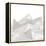 Marbled Geo Mountains I-PI Studio-Framed Stretched Canvas