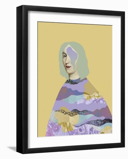 Marbled Maddison-Eccentric Accents-Framed Giclee Print