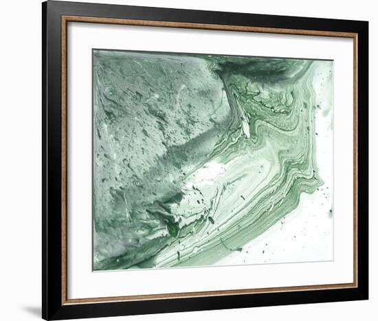 Marbled Malachite I-Studio W-Framed Art Print