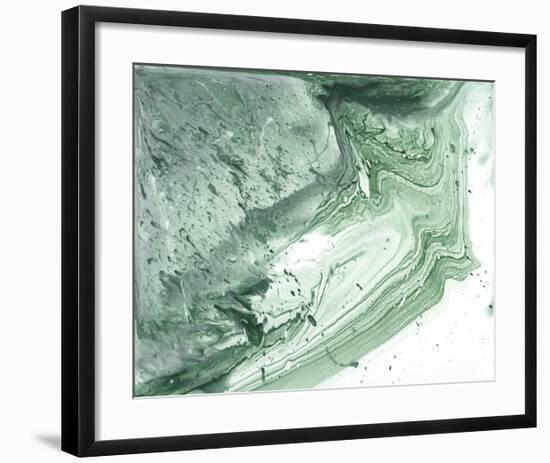 Marbled Malachite I-Studio W-Framed Art Print