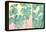 Marbled Tropical Silhouettes-null-Framed Stretched Canvas