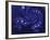 Marbleized Blue-Fractalicious-Framed Giclee Print