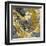 Marbleized in Gold and Grey II-Danielle Carson-Framed Art Print