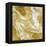 Marbleized in Gold and Silver-Danielle Carson-Framed Stretched Canvas