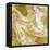 Marbleized in Gold and Silver-Danielle Carson-Framed Stretched Canvas