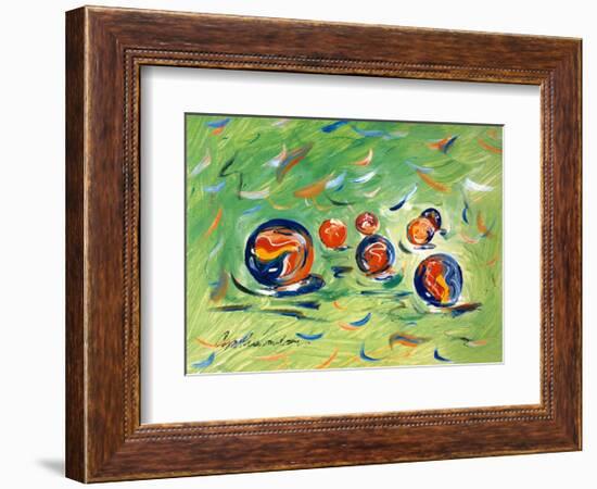 Marbles-Cynthia Hudson-Framed Art Print