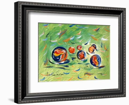 Marbles-Cynthia Hudson-Framed Art Print